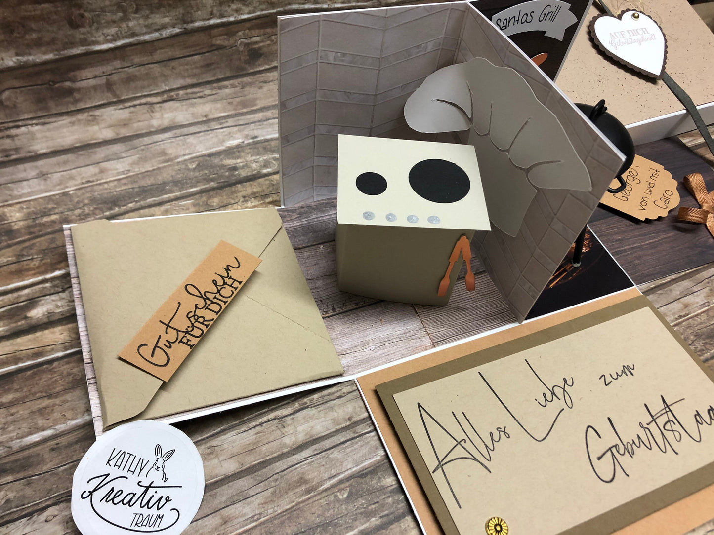 XL Explosionsbox Kochkurs Grillkurs Gutscheinbox Geschenkbox
