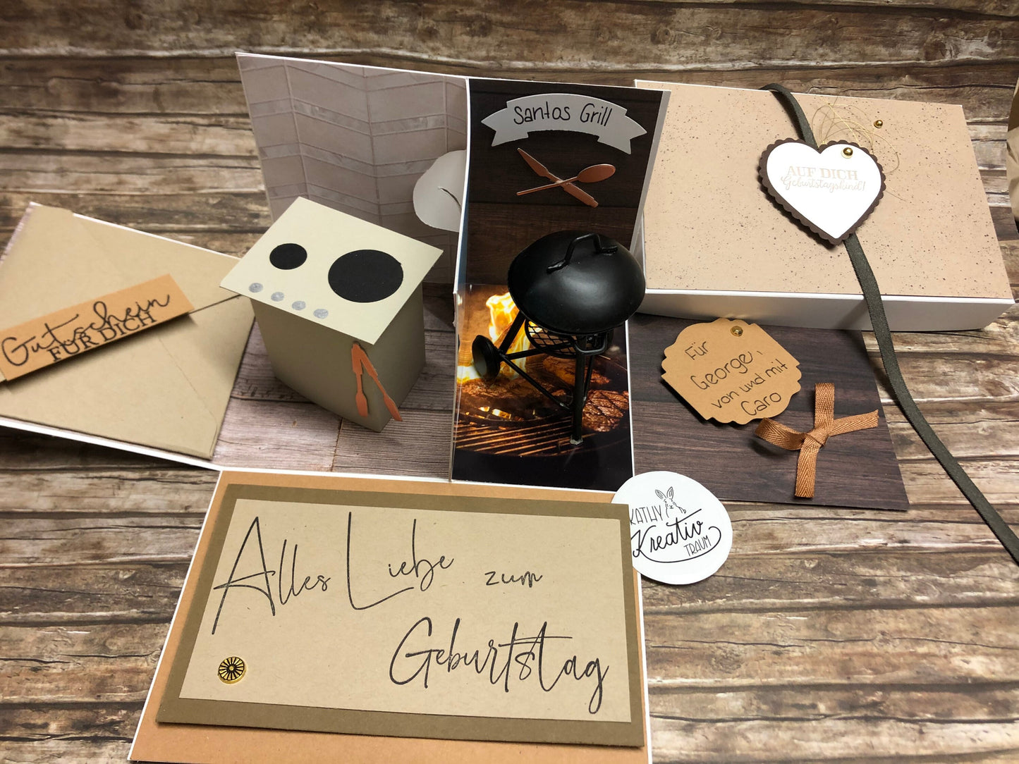 XL Explosionsbox Kochkurs Grillkurs Gutscheinbox Geschenkbox