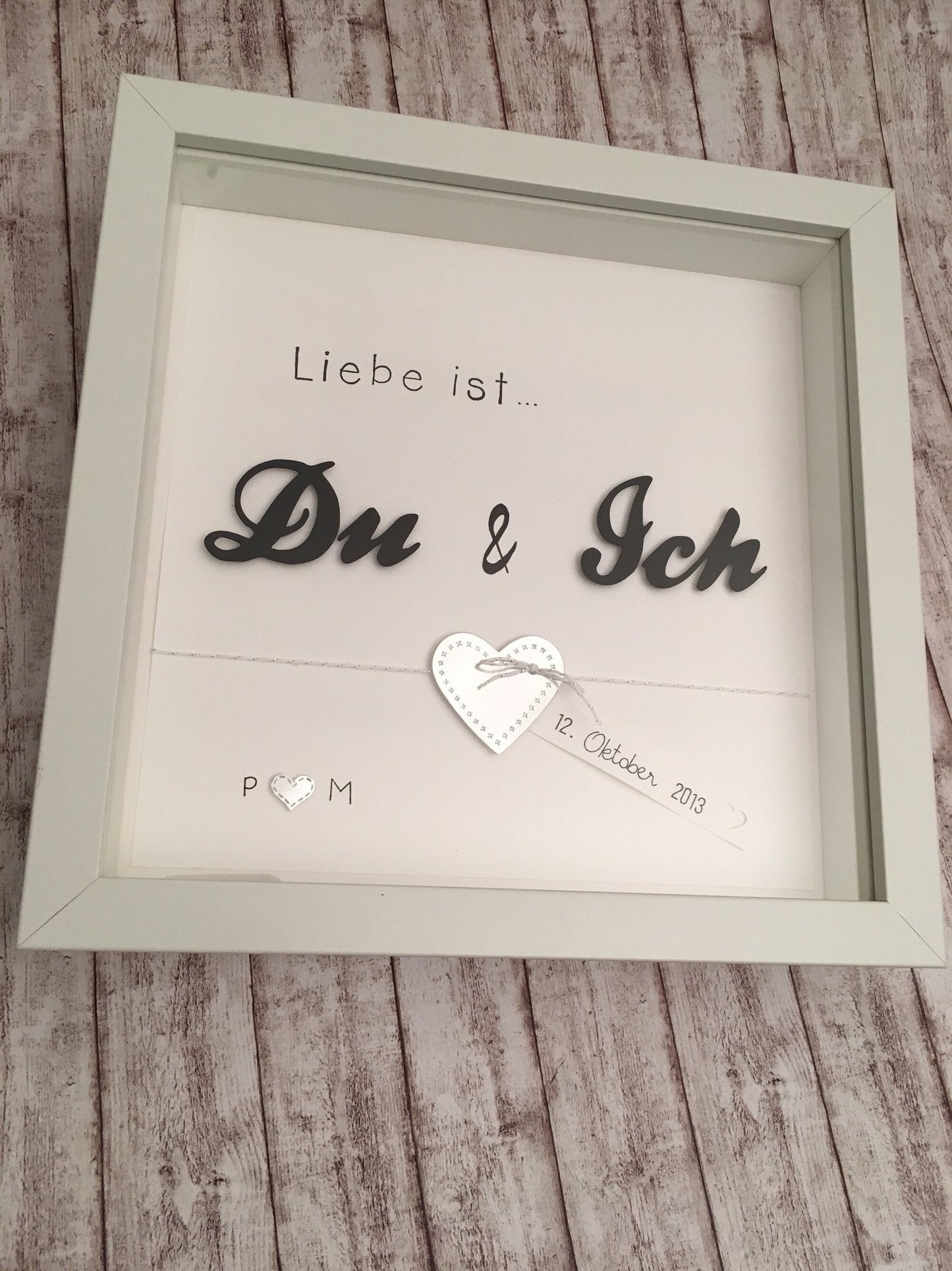 Bilderrahmen Hochzeitstag