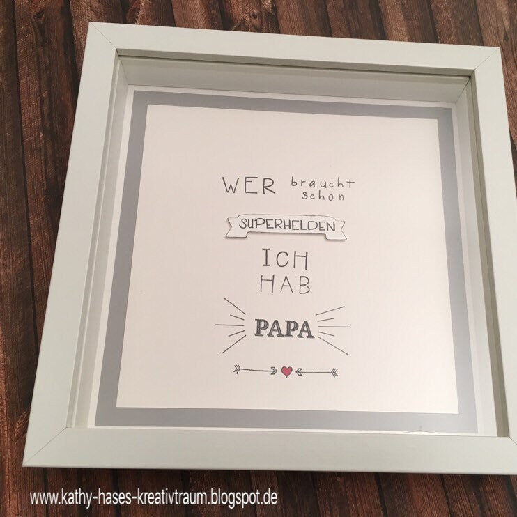 Papa Rahmen Vatertag Vatertagsgeschenk