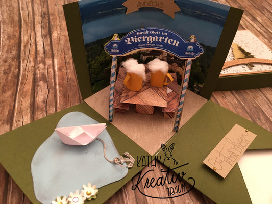 Gutscheinbox Geschenkverpackung Brauereiführung Kloster Andechs