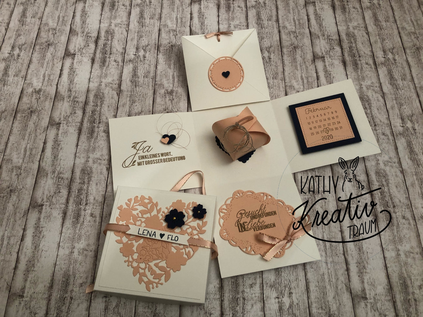 Explosionsbox Hochzeit Mr und Mrs Wedding