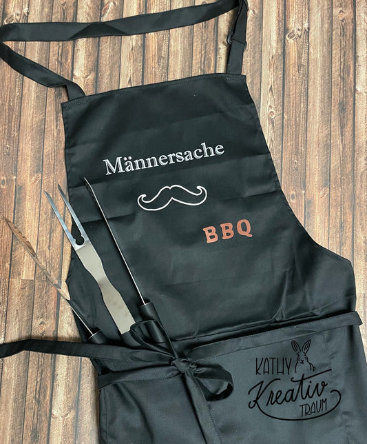 Personalisierte Schürze Kochschürze Backschürze Grillmeister Weihnachtsbäckerei