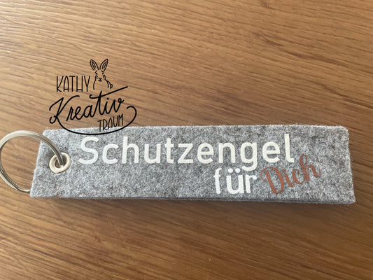 Schlüsselanhänger Schutzengel Schlüsselband Wichtelgeschenk Nikolausgeschenk