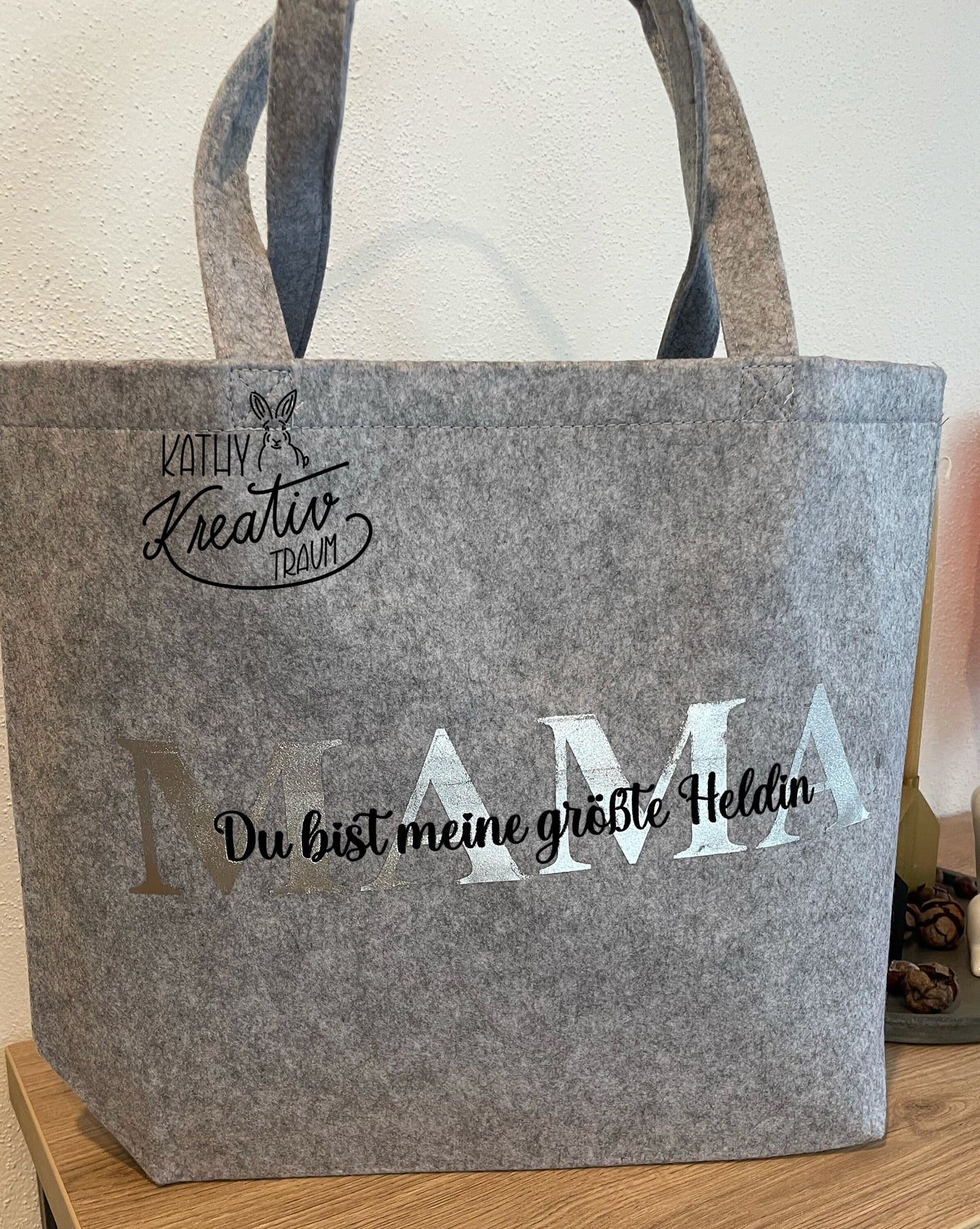 Handtasche Filztasche Tasche Mama Weihnachten Filz