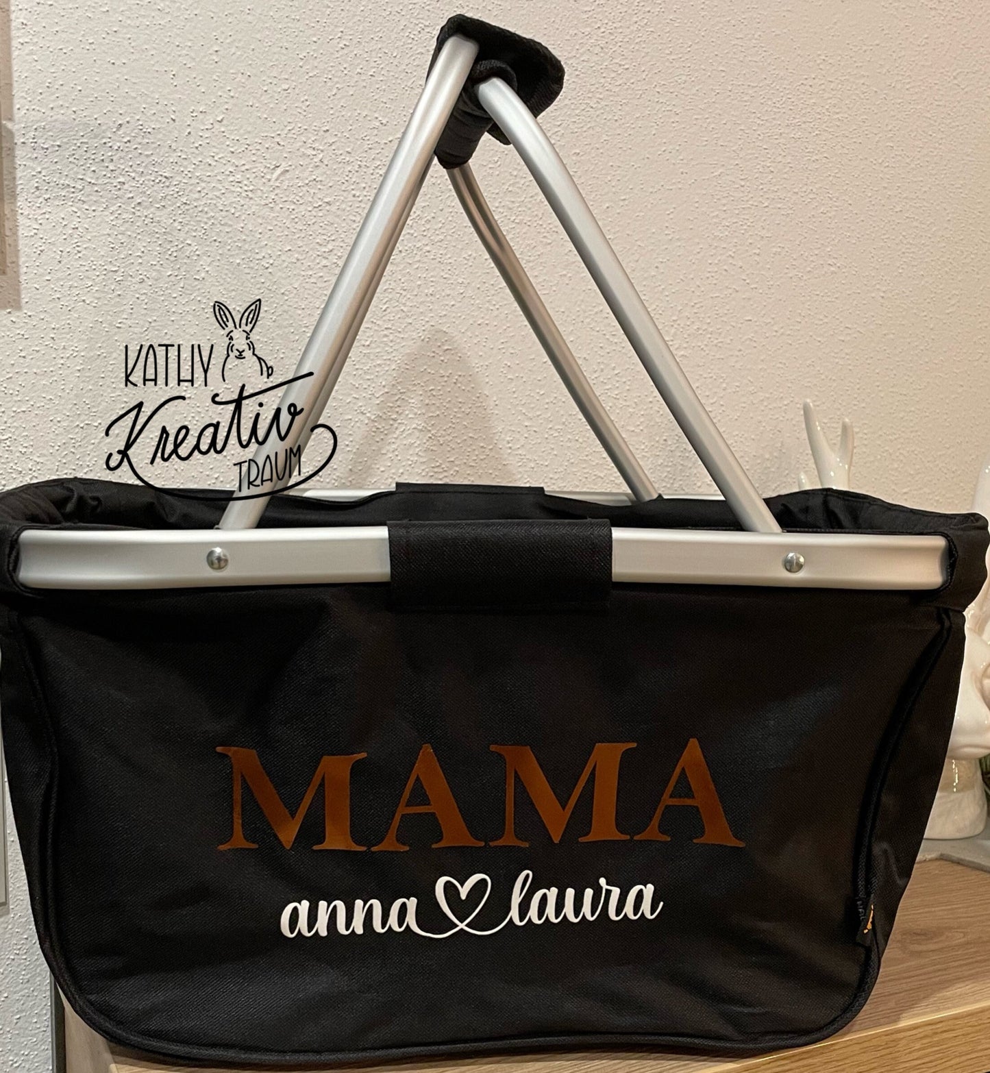 Einkaufskorb personalisiert Oma Mama Alltagsheldin