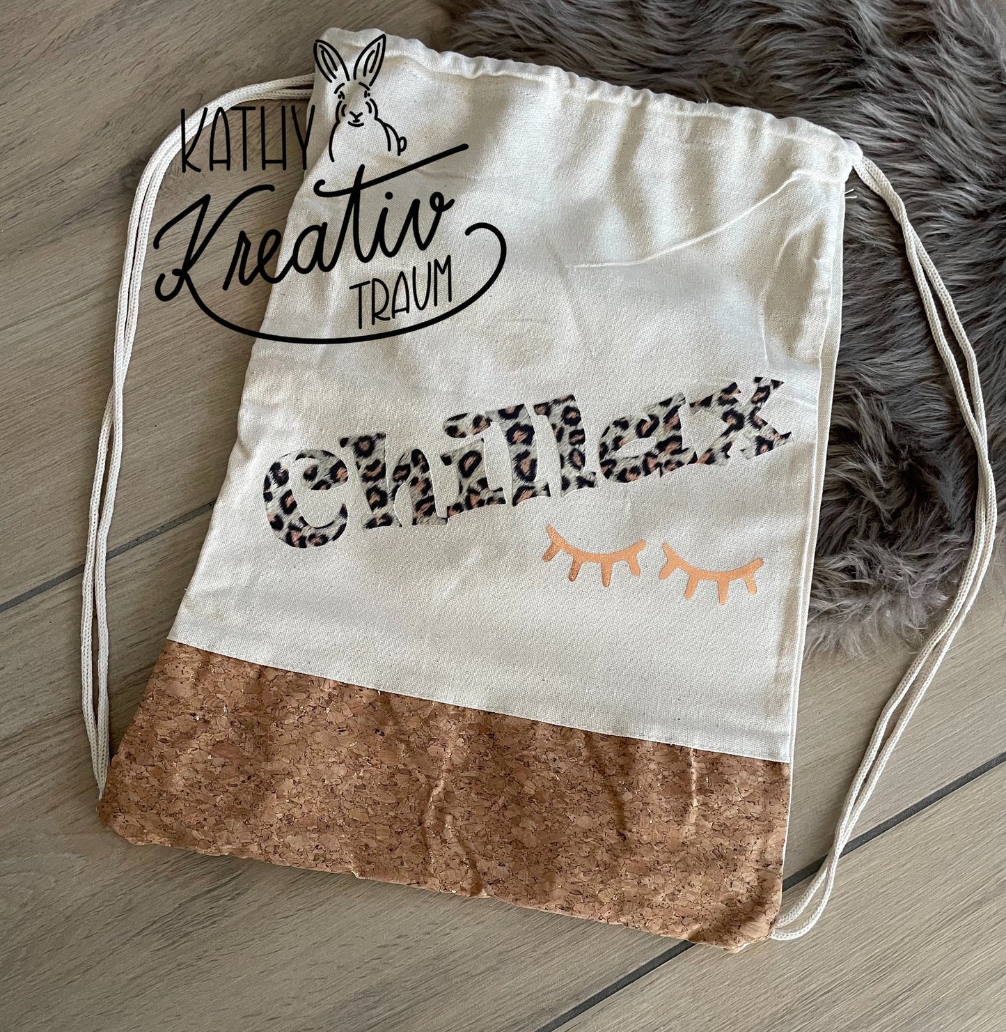Turnbeutel Baumwolle/personalisiert/chillax Sporttasche Tragetasche