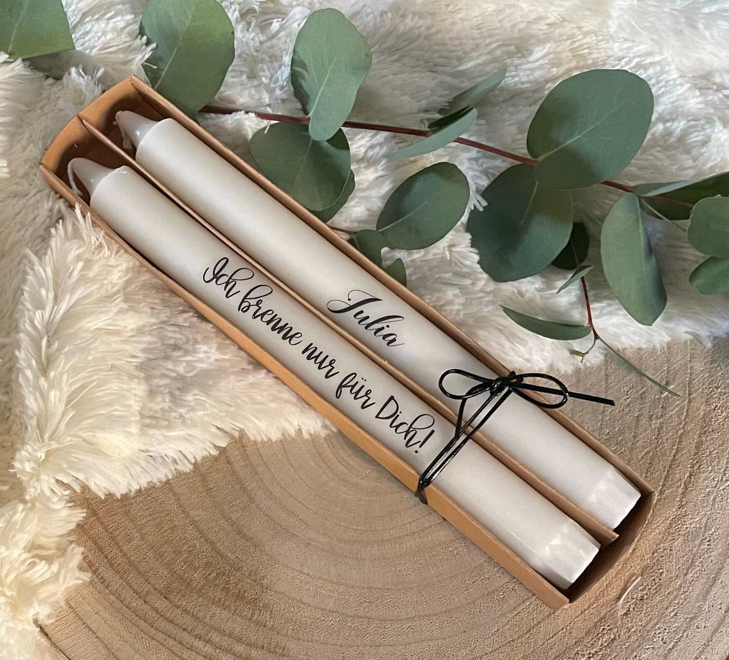 Personalisiertes Kerzen Set Erzieherin mit Herz - Weihnachten, Christmas, Stabkerze, Geschenk, Mitbringsel,  Kronkerze, Kerze, Adventskerze,