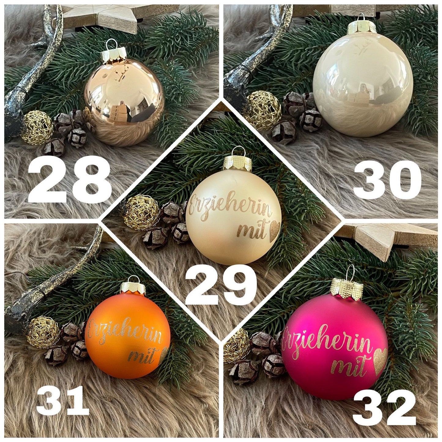 Weihnachtsschmuck Lieblingstante Tante Christbaumkugel Lieblingsmensch Kugel