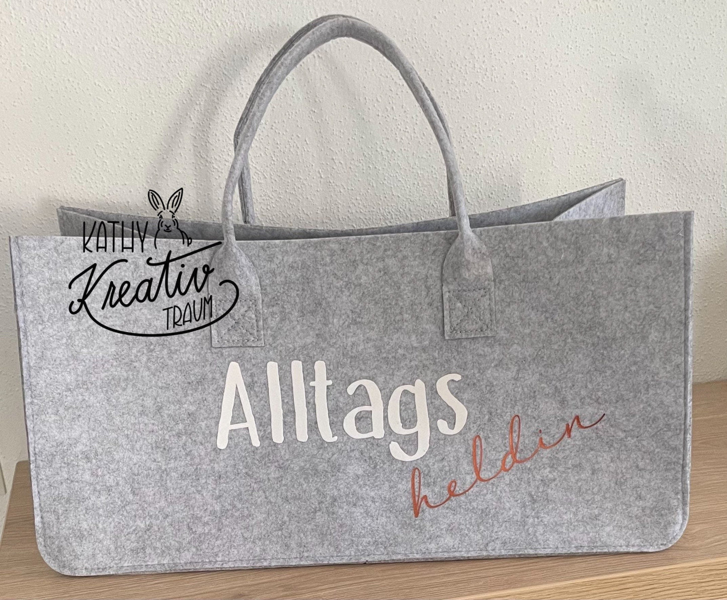 Filztasche Alltagsheldin Einkaufstasche Shoppingbag