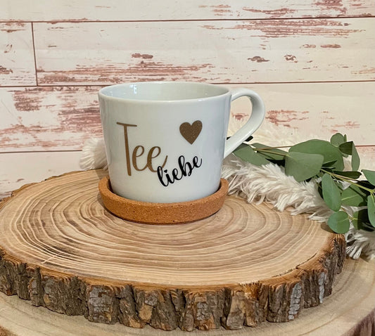 Teeliebe Teetasse Tee Tasse personalisiert Weihnachtsgeschenk Geschenkidee