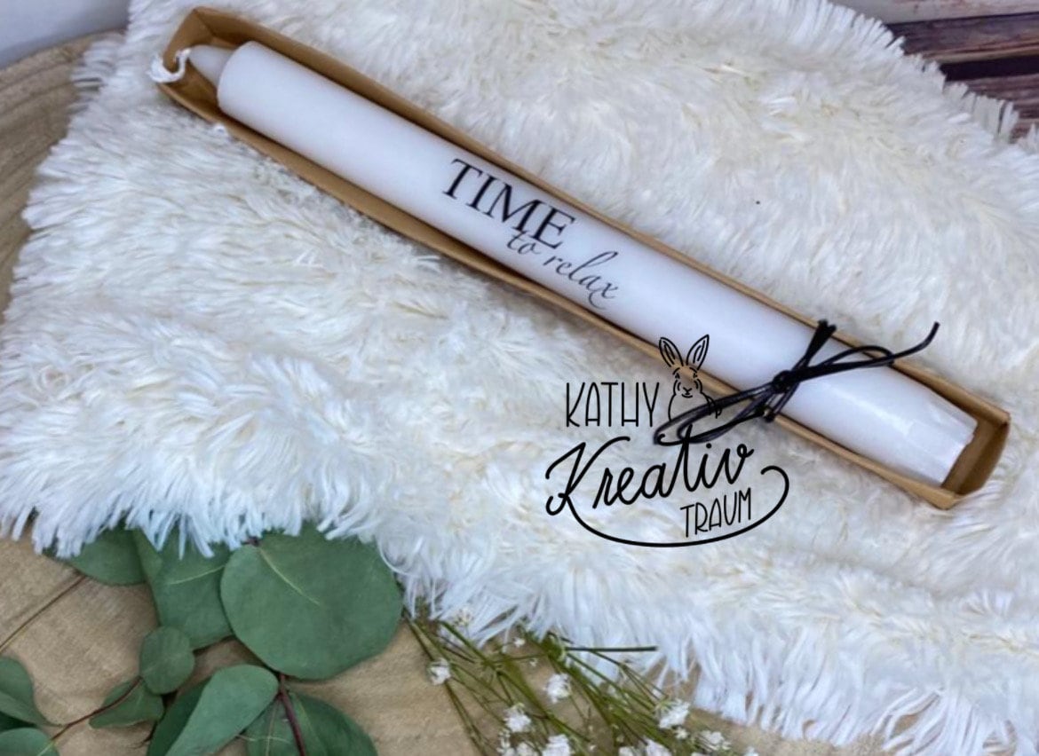 Lehrerin mit Herz Wunscherfüller Kerze   - Weihnachten, Christmas, Stabkerze, Geschenk, Mitbringsel,  Kronkerze, Kerze, Adventskerze,