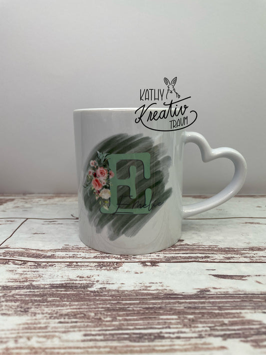 Namenstassen mit Herzhenkel Fototasse Freundin Tasse Oma Tasse Motivtasse Personalisierte Tasse Enkel Tasse Freundinnen Tassen