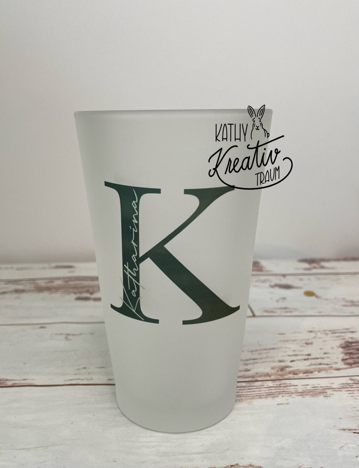 Glas - Trinkglas, Name, personalisiert, Kinder, Papa, Mama