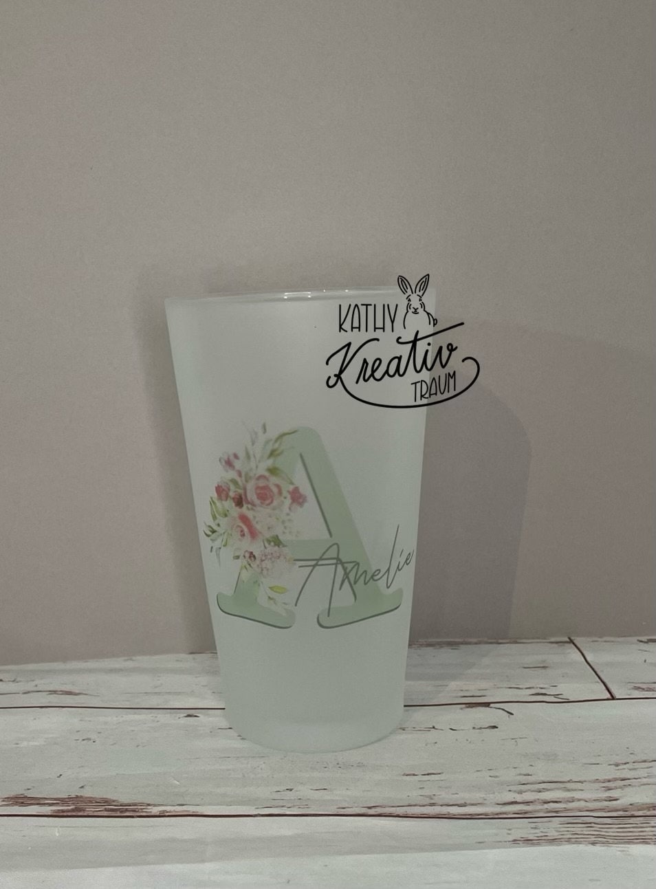 Glas - Trinkglas, Mama, personalisiert, Kinder, Papa