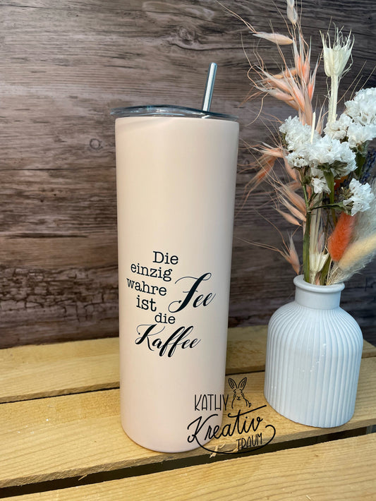 Coffee to Go Becher, Thermobecher, Edelstahlbecher, Tumbler, Kaffee, Tee, rosa